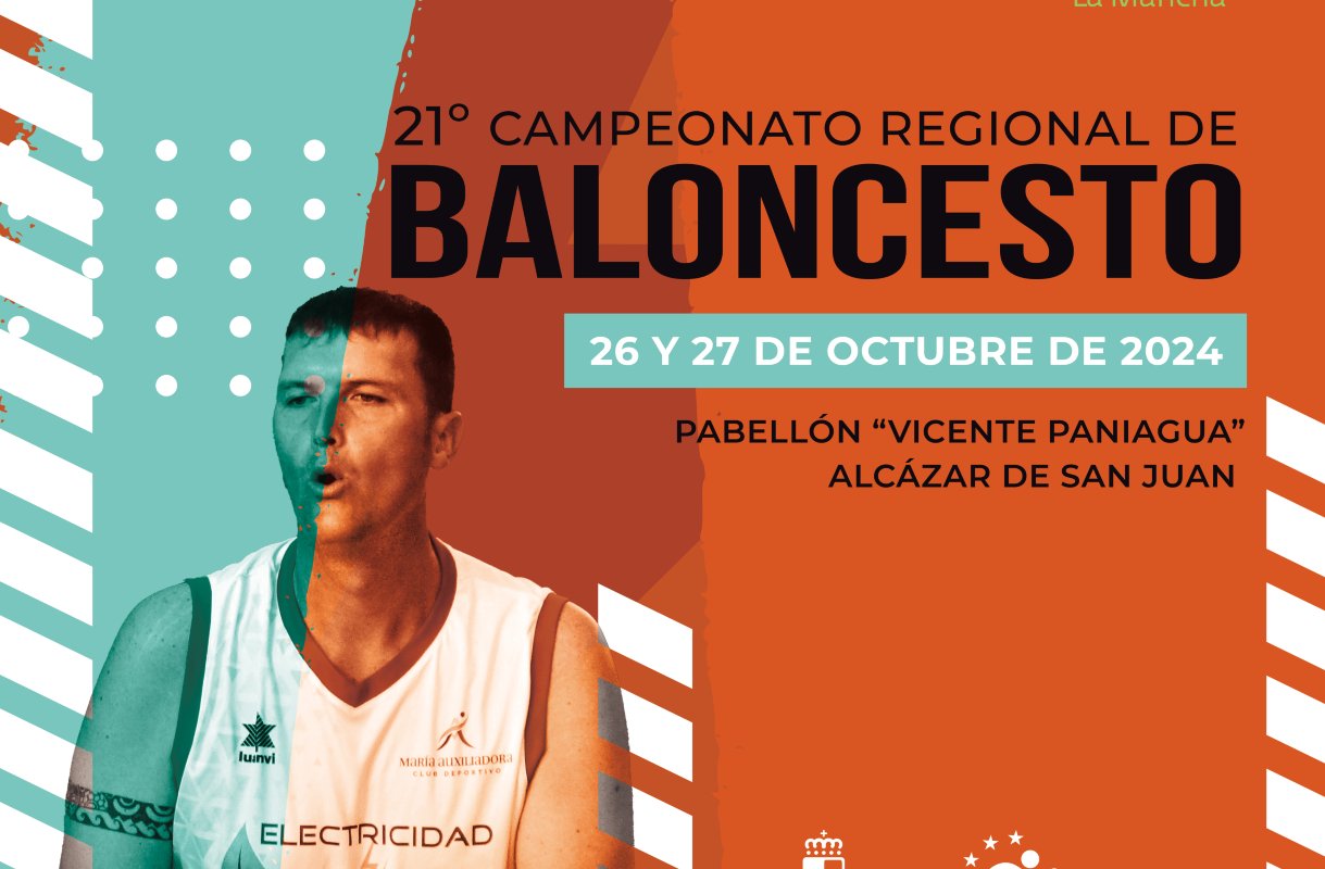 Cartel del Regional de baloncesto de Fecam.