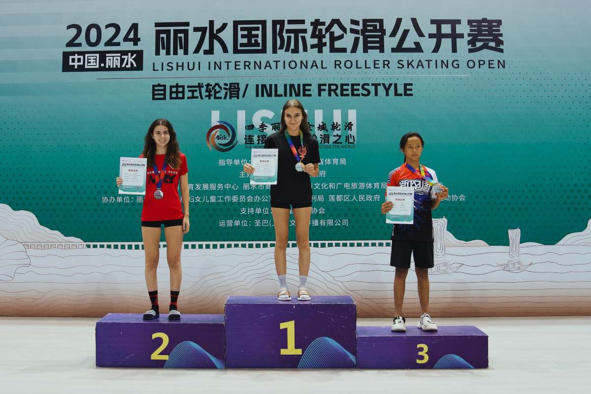 Inmaculada García, en lo más alto del podio en la Copa del Mundo de China 2024.