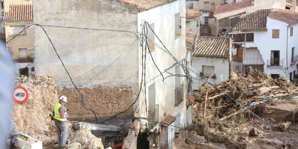 Letur tras la riada. Imagen: Diputación de Albacete.