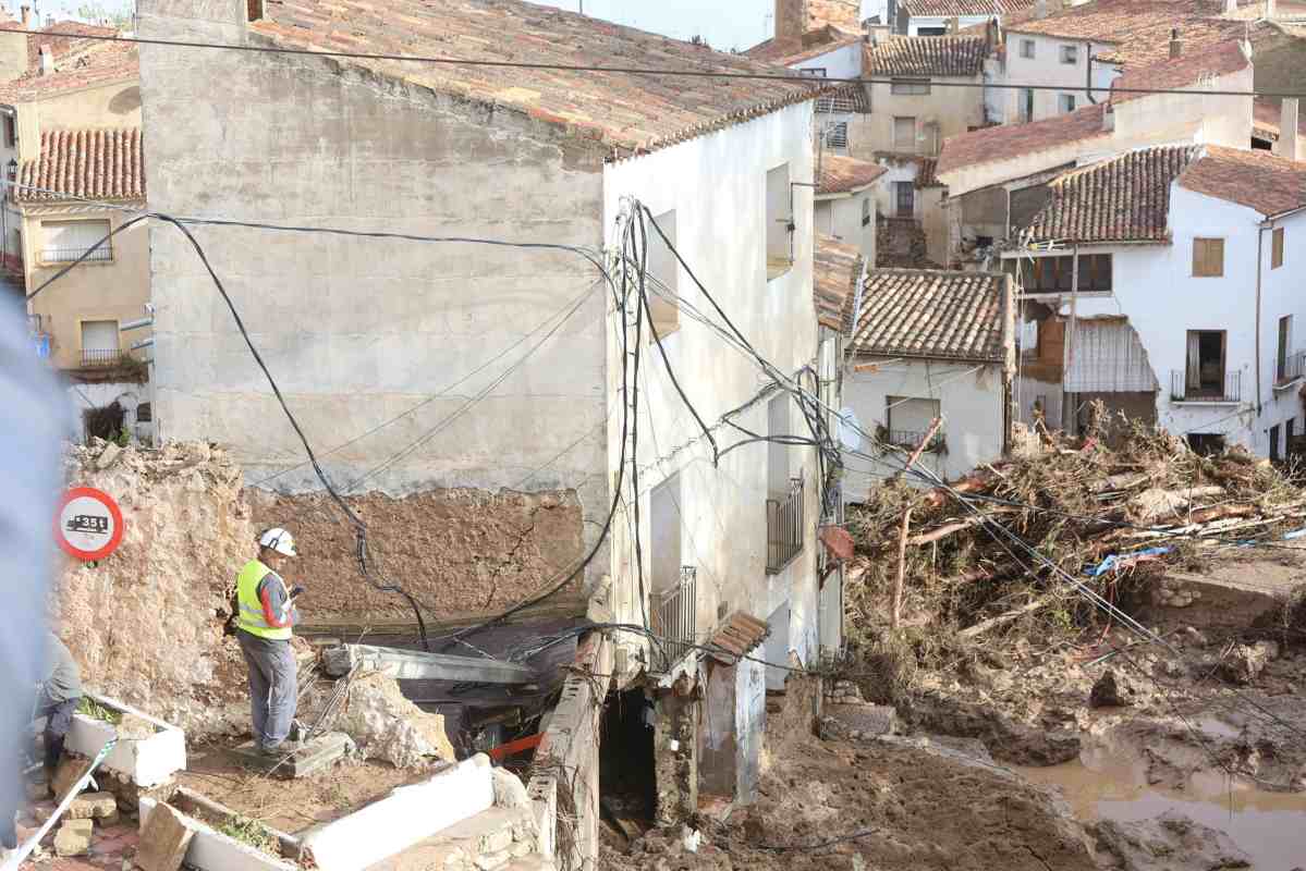 Letur tras la riada. Imagen: Diputación de Albacete.