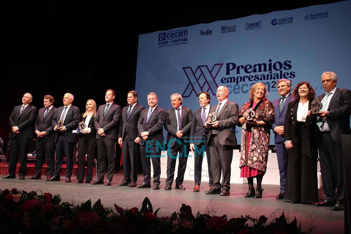 Foto de la entrega de premios de Cecam del año pasado.