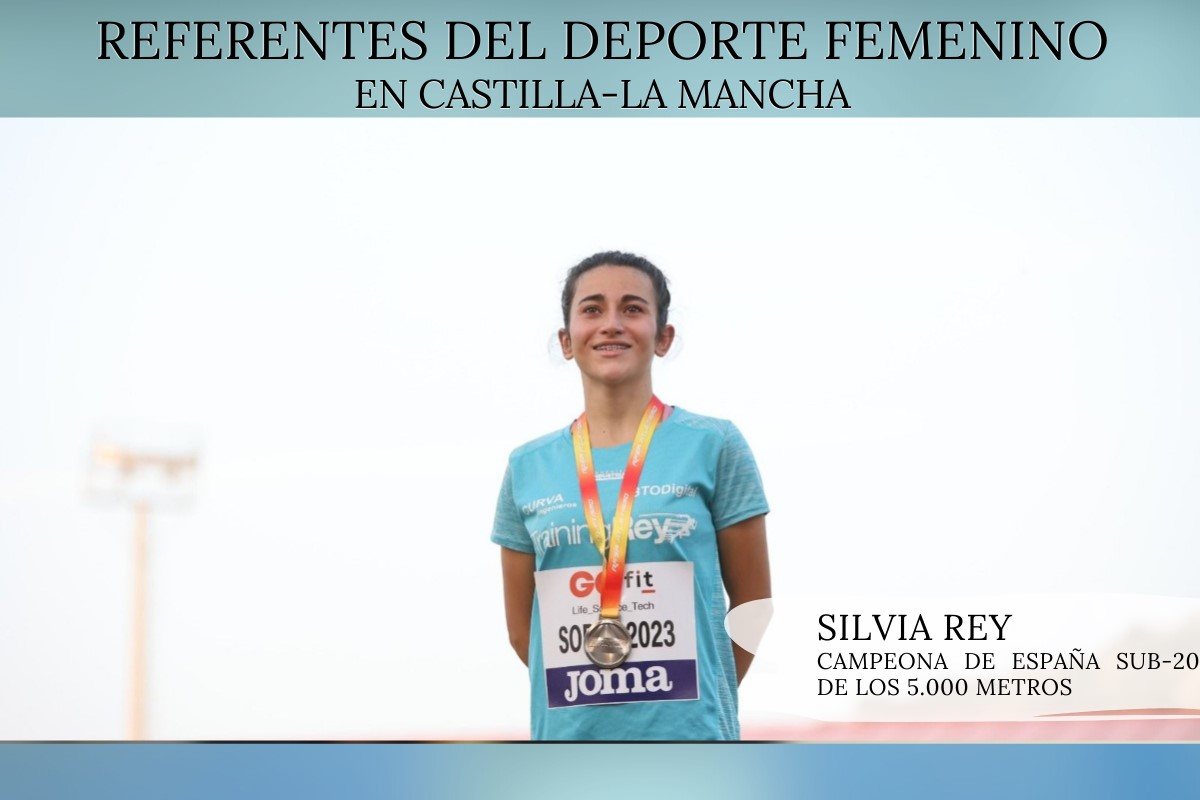 Silvia Rey Veiga, en el Campeonato de España sub-20 de 2023.