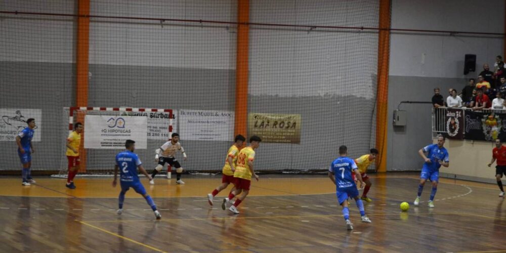 Lance del duelo entre el Viña Albali Valdepeñas y el Qué Hipotecas Cobisa Futsal. Foto: Viña Albali Valdepeñas.