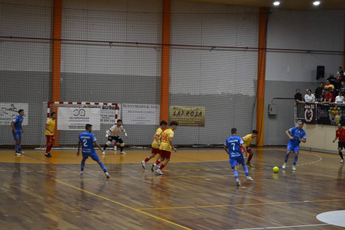 Lance del duelo entre el Viña Albali Valdepeñas y el Qué Hipotecas Cobisa Futsal. Foto: Viña Albali Valdepeñas.