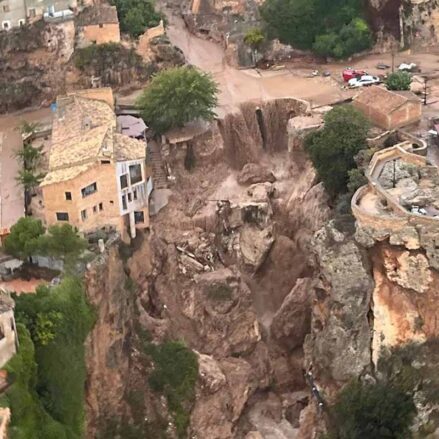 Vista aérea de Letur.