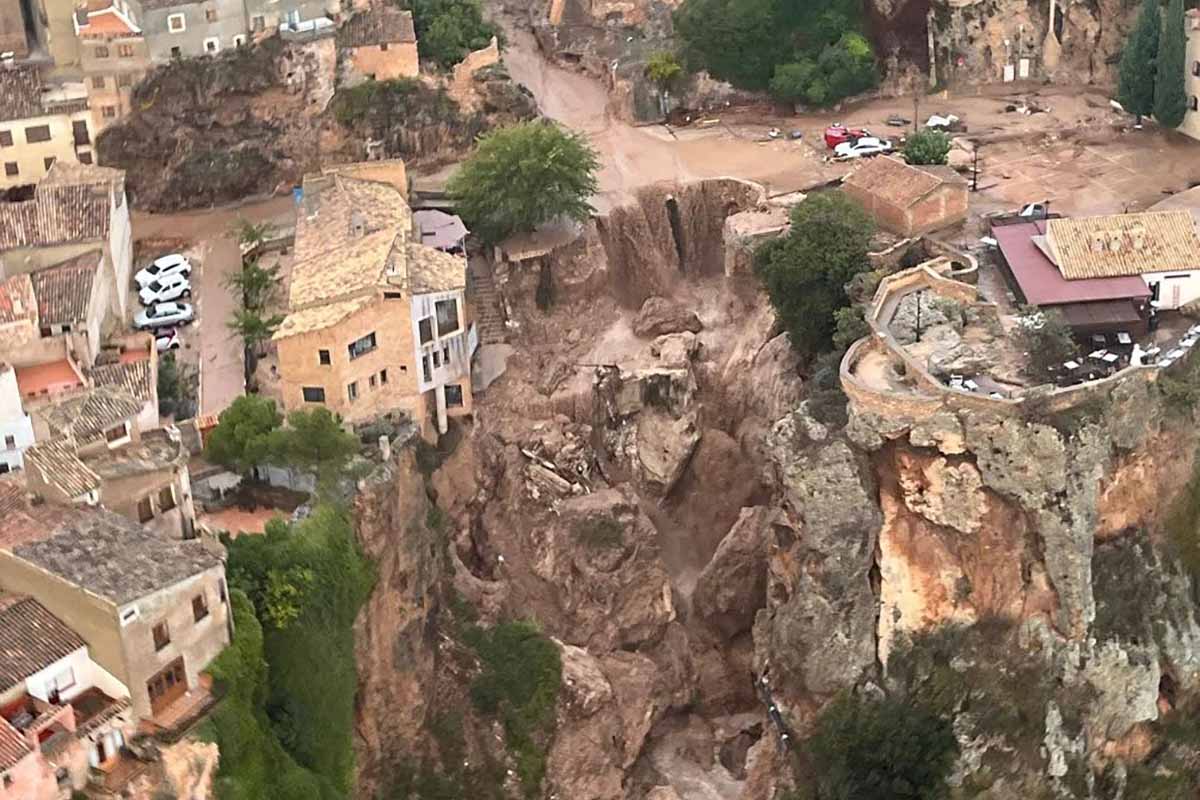 Vista aérea de Letur.