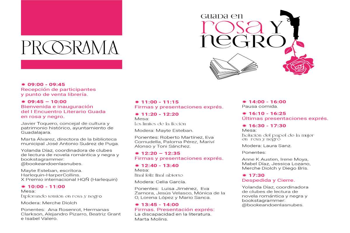 Programa Guada en Rosa y Negro