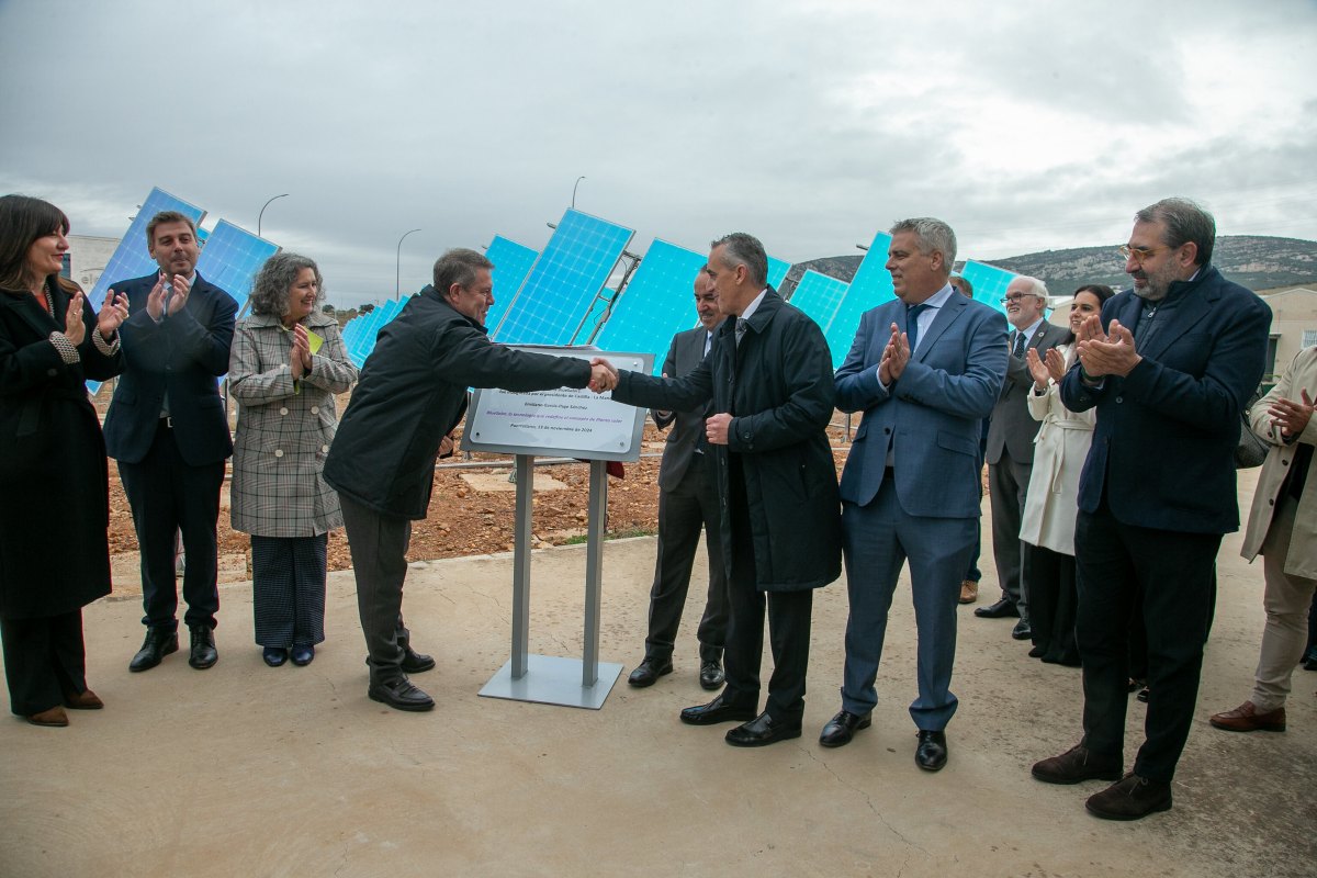 Inauguración de la planta de BlueSolar en Puertollano