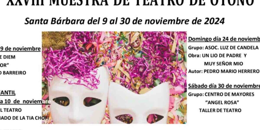 XXVIII Muestra de Teatro de Otoño