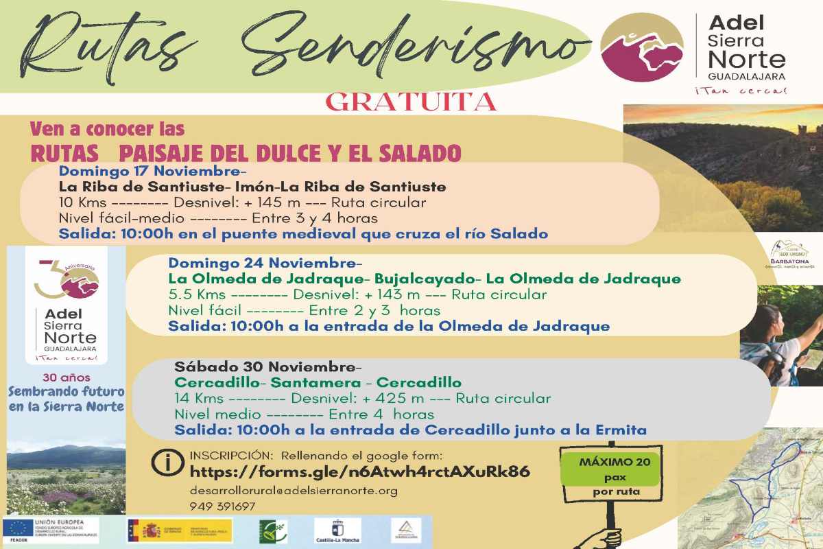 Rutas senderismo Sigüenza