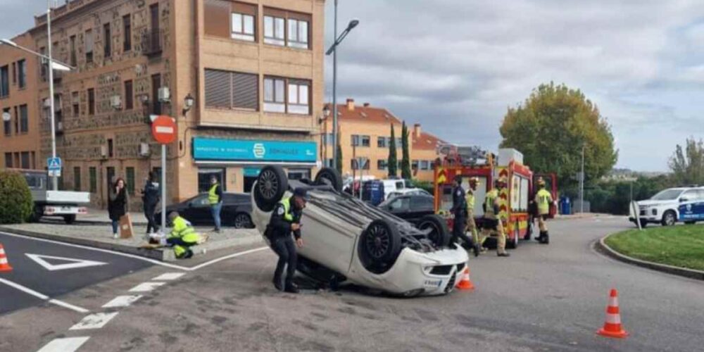 Imagen del lugar donde se ha producido el accidente.