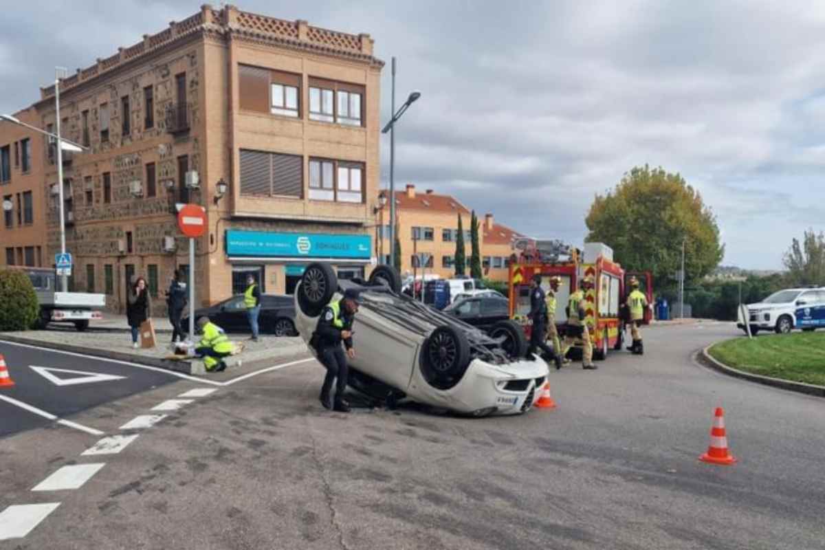 Imagen del lugar donde se ha producido el accidente.