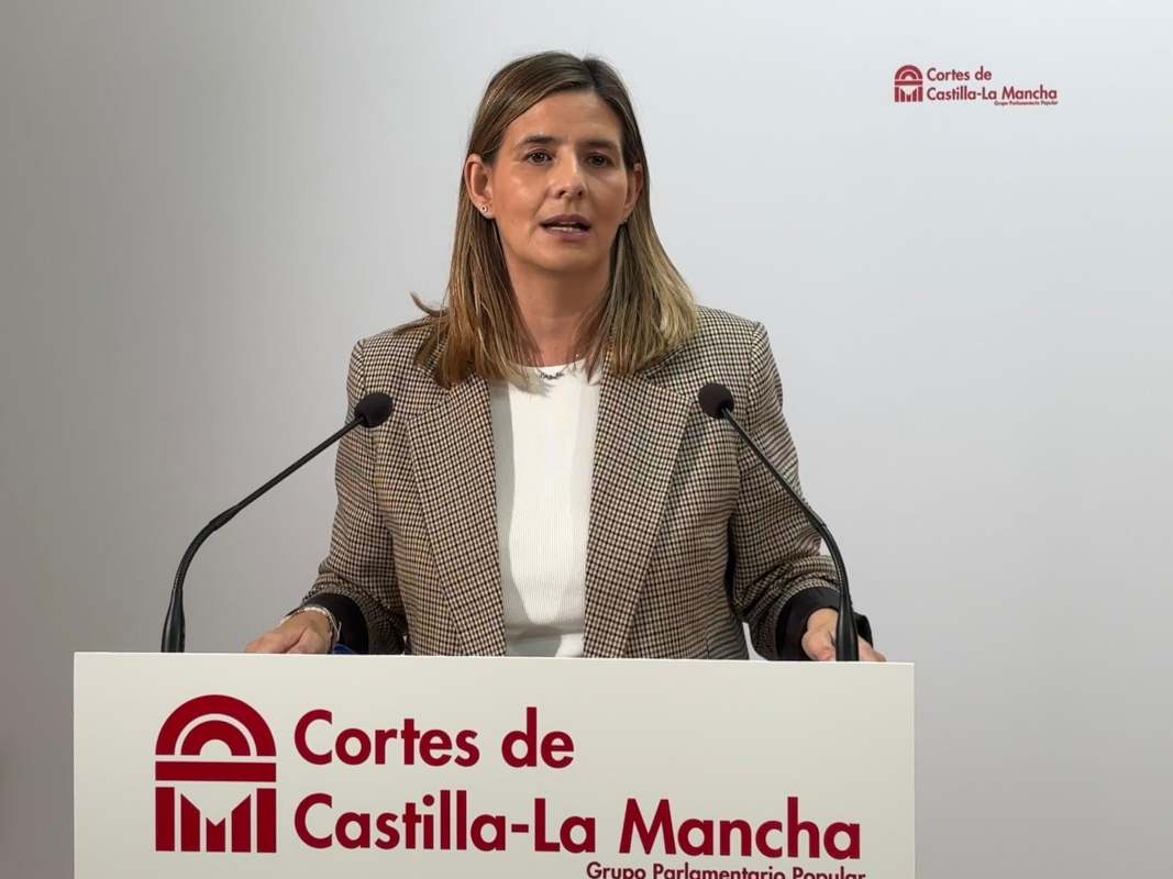 La secretaria general y portavoz parlamentaria del Partido Popular de Castilla-La Mancha, Carolina Agudo,.