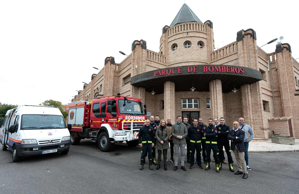 Imagen de los Bomberos de Toledo que parten a Paiporta.