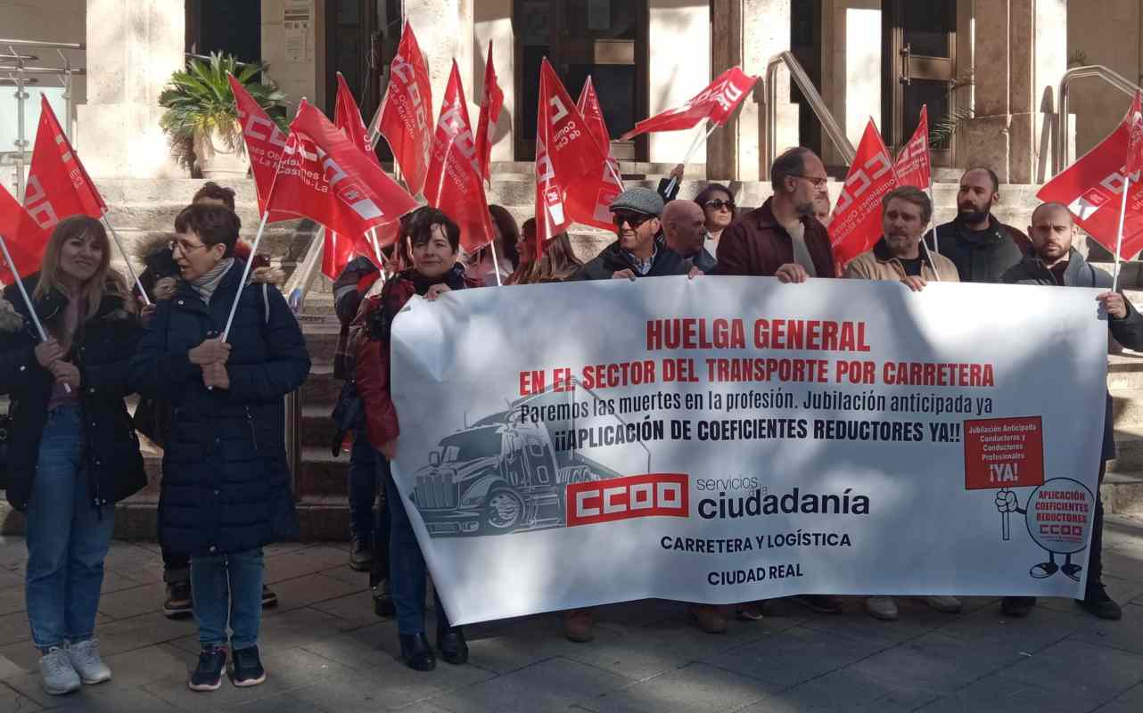 La huelga de transporte de viajeros en Ciudad Real.