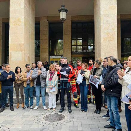 Paco de la Rosa estuvo en la concentración de Albacete.