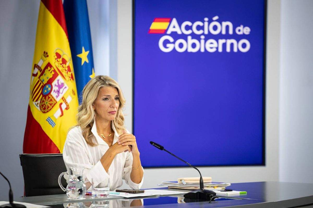 Yolanda Díaz, vicepresidenta segunda del Gobierno. Foto: Ministerio de Trabajo y Economía Social.