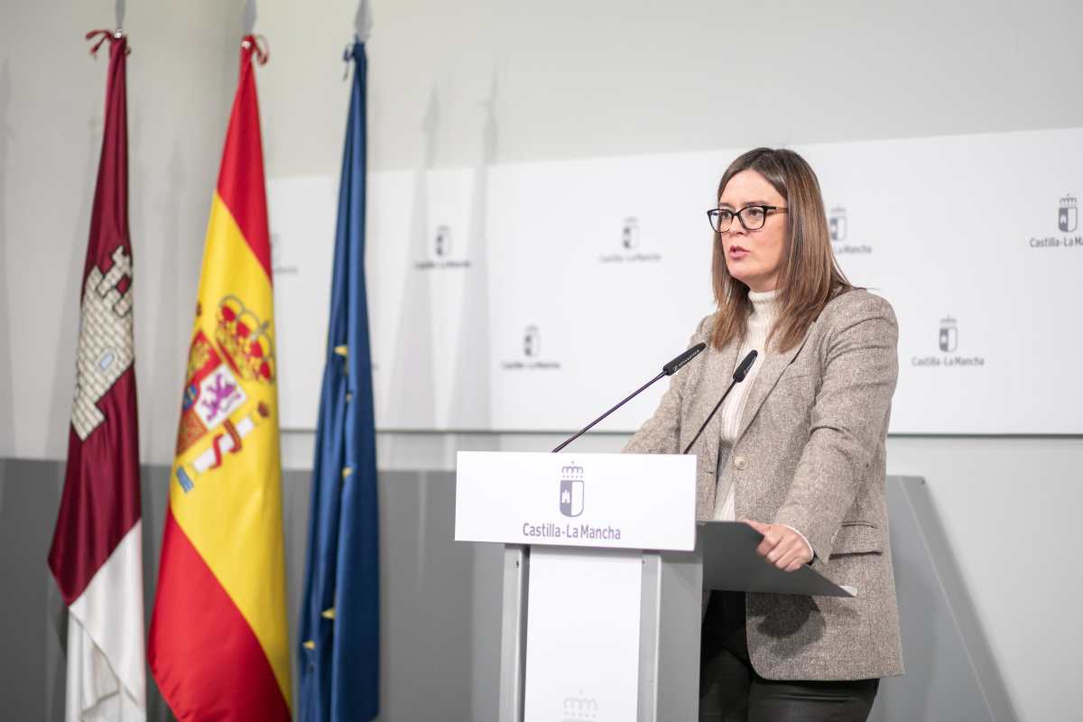 La consejera portavoz del Gobierno de Castilla-La Mancha, Esther Padilla.