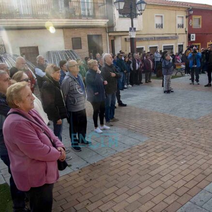 Imagen del minuto de silencio.