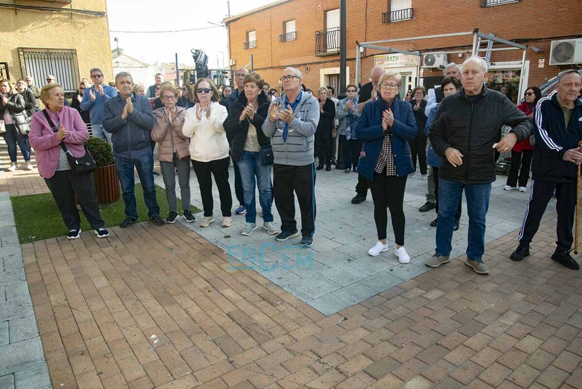 Imagen del minuto de silencio. Rebeca Arango.