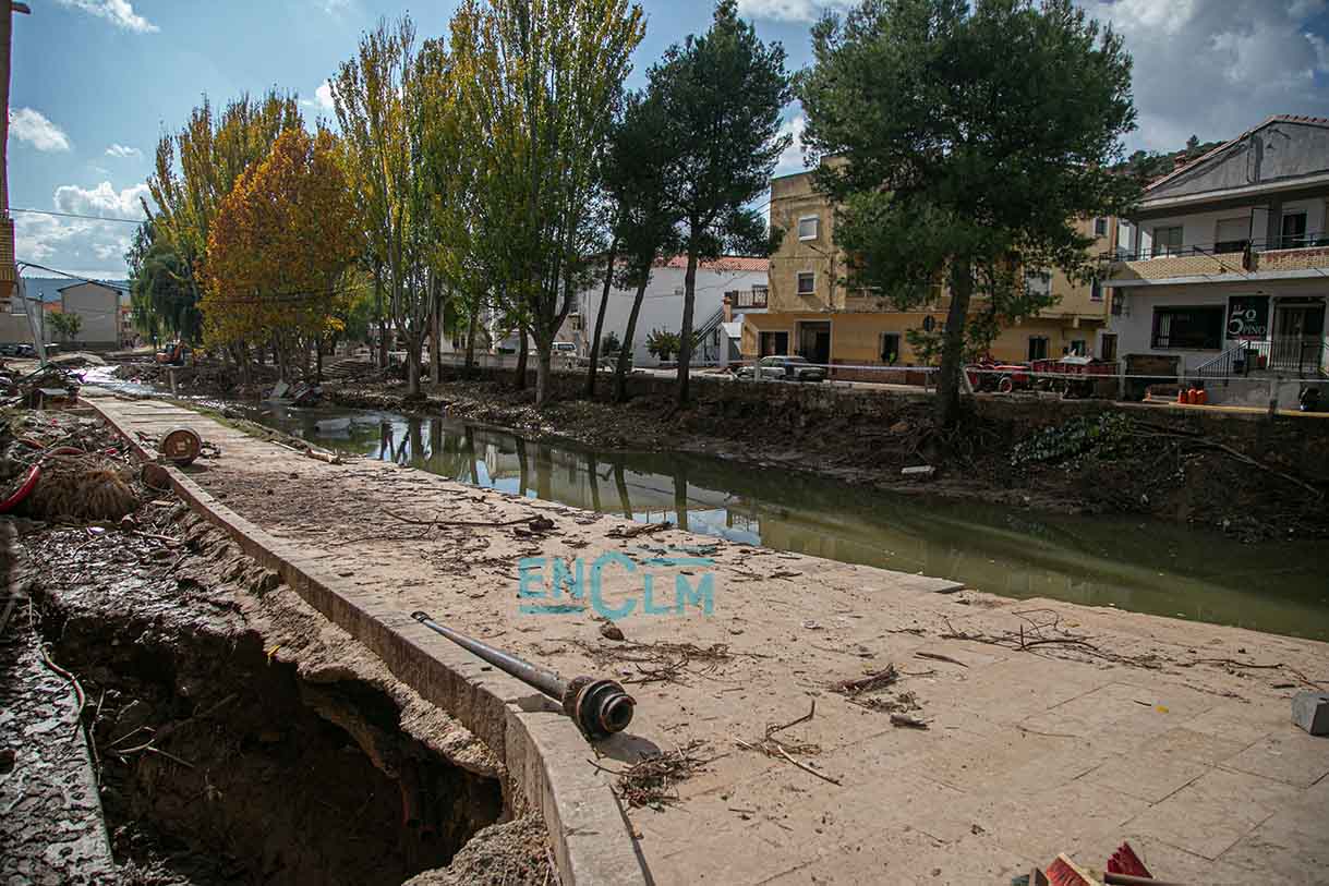 Mira (Cuenca), una semana después de la DANA. Foto: Piedad López / JCCM.