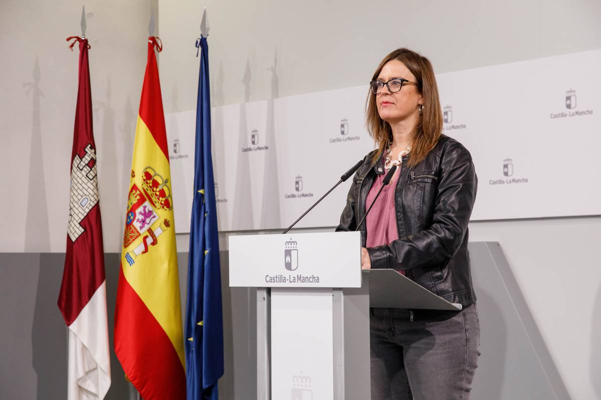 La consejera portavoz del Gobierno de Castilla-La Mancha, Esther Padilla.