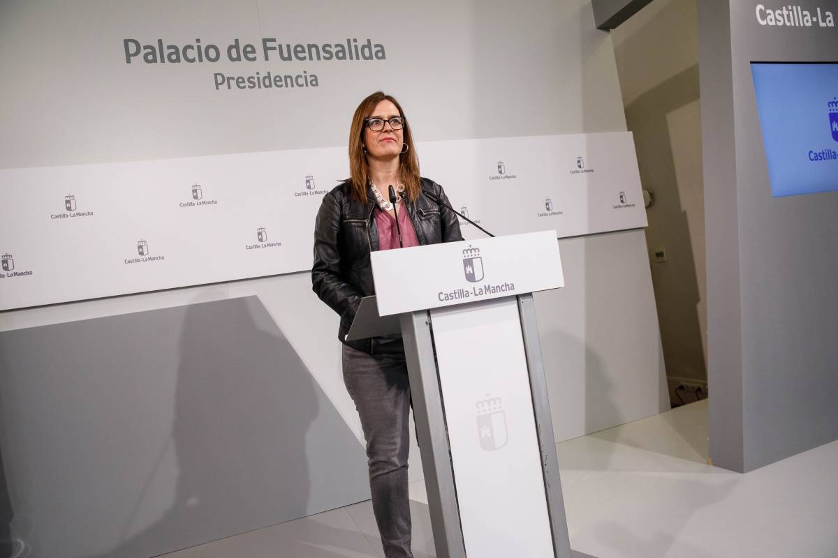 La consejera portavoz, Esther Padilla.