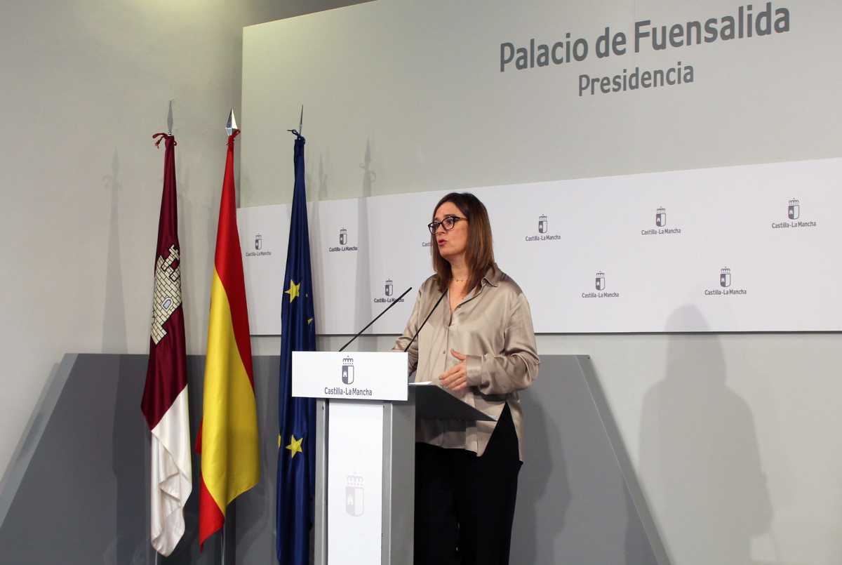 La consejera portavoz del Gobierno de Castilla-La Mancha, Esther Padilla.