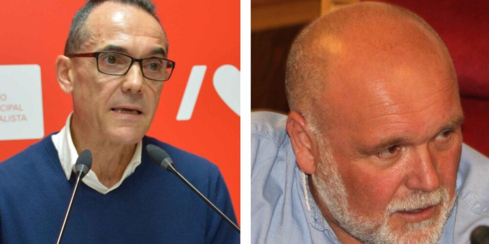 José Carlos Vega (izquierda) y Txema Fernández, contra las nuevas cuentas del PDM.