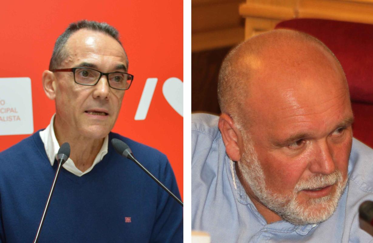 José Carlos Vega (izquierda) y Txema Fernández, contra las nuevas cuentas del PDM.