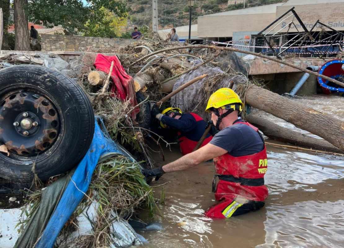 El servicio de Emergencias de Pinto en Mira (Cuenca).