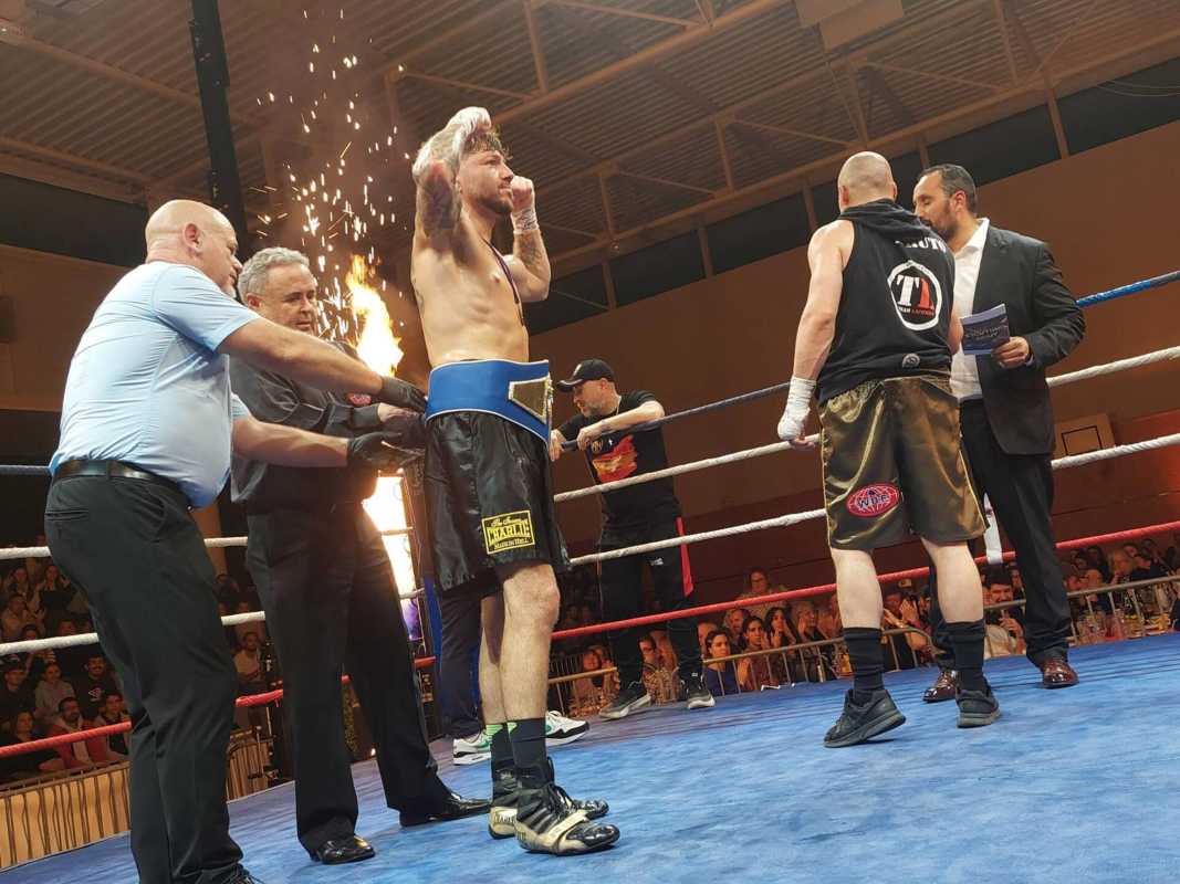 Jorge Pinilla, después de derrotar a Mickael Lacombe. Foto: Jorge Pinilla.