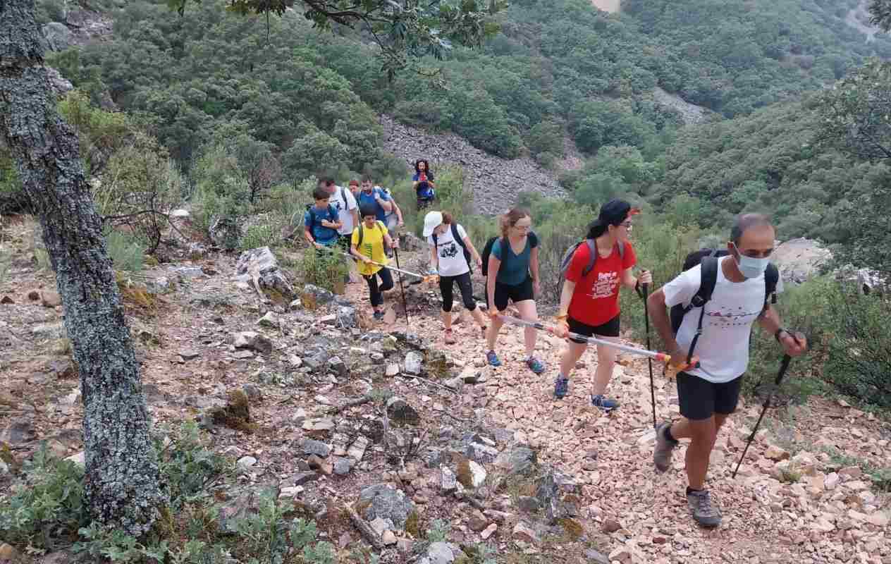 Un momento en la ascensión al pico Rocigalgo.