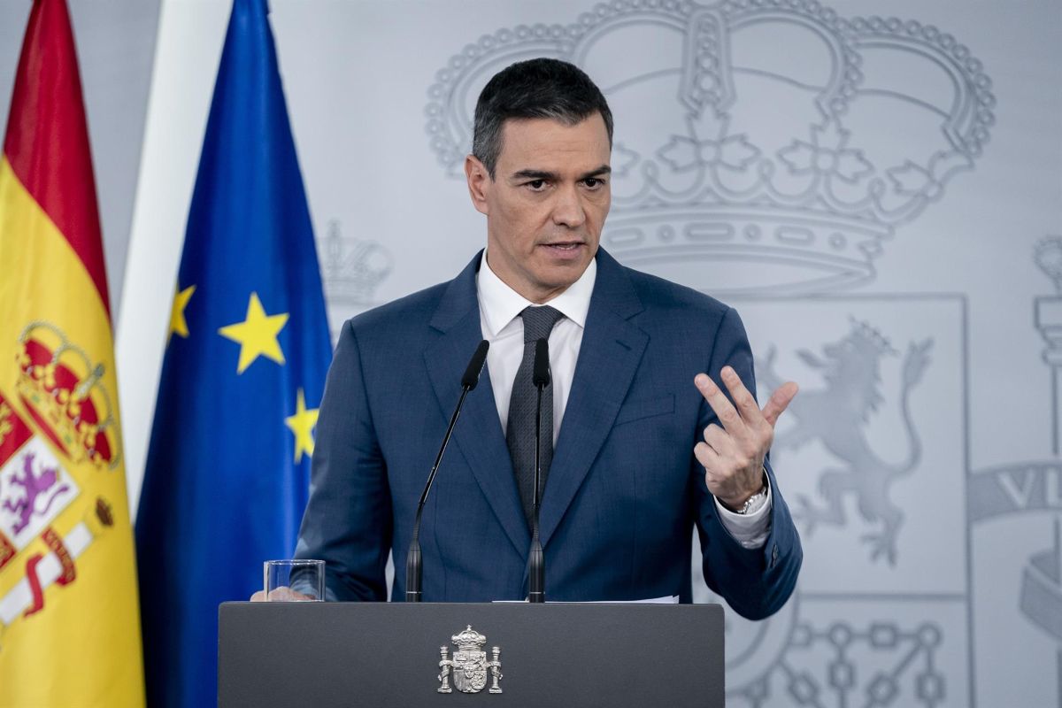 El presidente del Gobierno, Pedro Sánchez. - A. Pérez Meca - Europa Press.