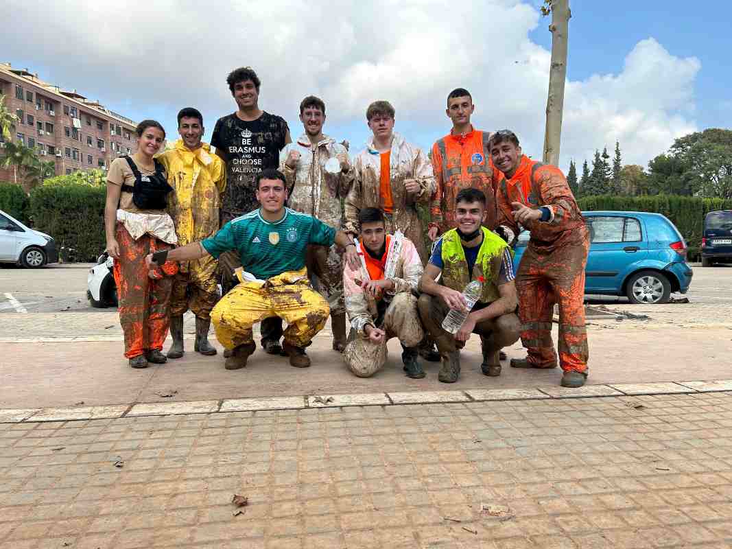 Los estudiantes de la UCLM, solidarios.