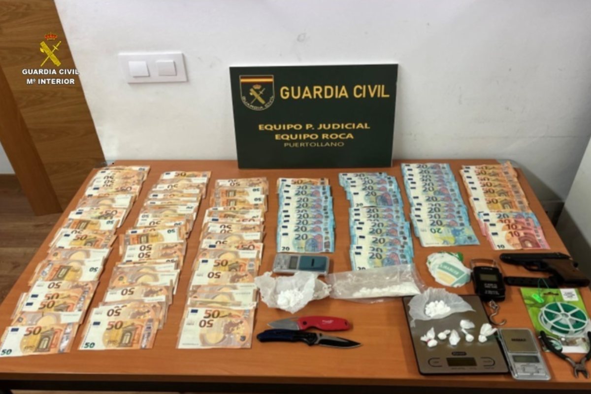 Droga incautada por la Guardia Civil