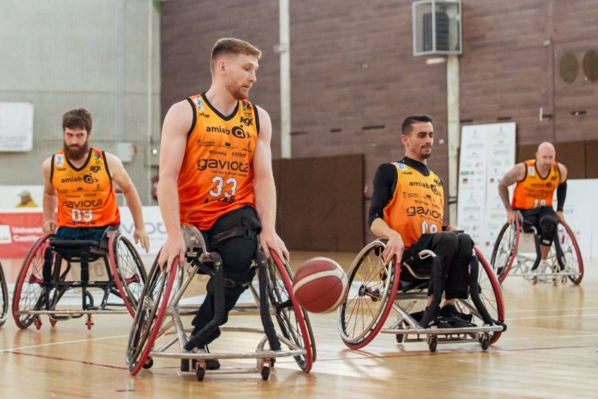 Imagen de archivo de un partido de baloncesto en silla de ruedas - Foto: Amiab Albacete