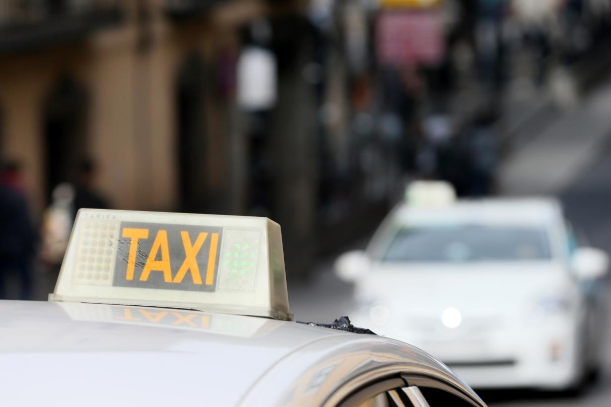 Imagen de archivo de varios taxis en Castilla-La Mancha