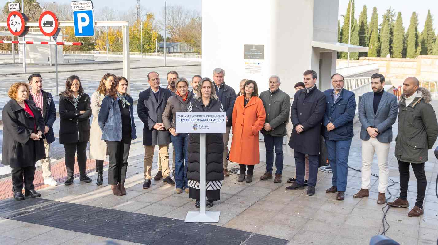 Inauguración aparcamiento Hermanos Fernández Galiano