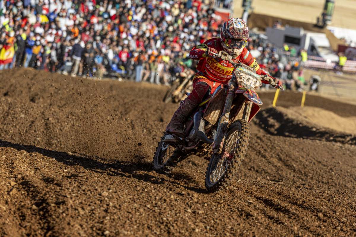 Un piloto durante la prueba del Campeonato Mundial celebrada en Cózar en septiembre de 2024 - Foto: RFME