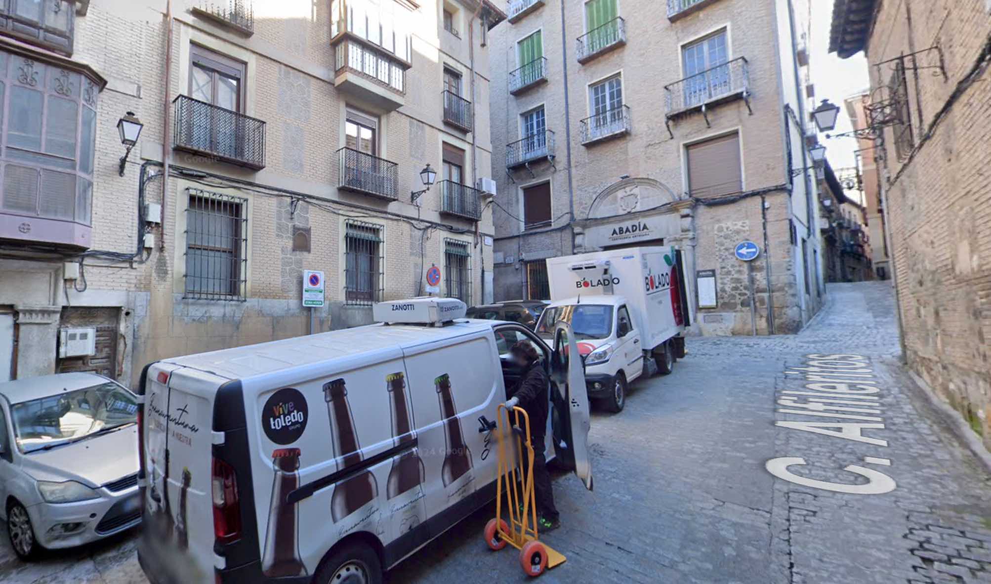 Calle Alfileritos de Toledo. Foto: Google Maps