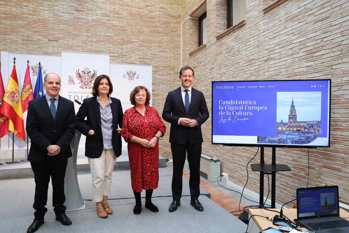 Día en que el alcalde de Toledo presentó la segunda fase de la candidatura de la capital regional.