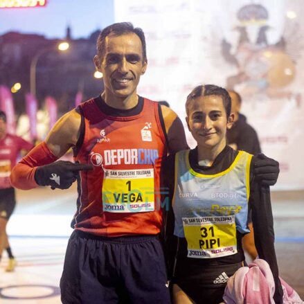 Los ganadores de la 42º San Silvestre Toledana. Foto: Rebeca Arango