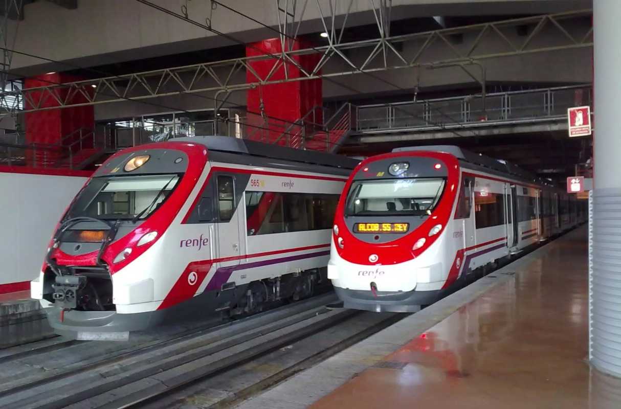 Trenes de Cercanías de la Comunidad de Madrid.