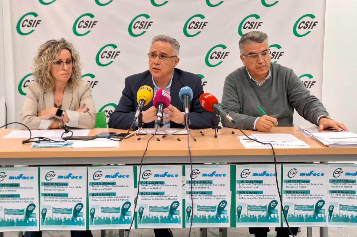 CSIF explicó sus motivos para la protesta sindical en apoyo de Muface.