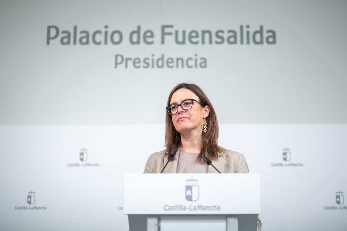 La consejera portavoz del Gobierno de Castilla-La Mancha, Esther Padilla.