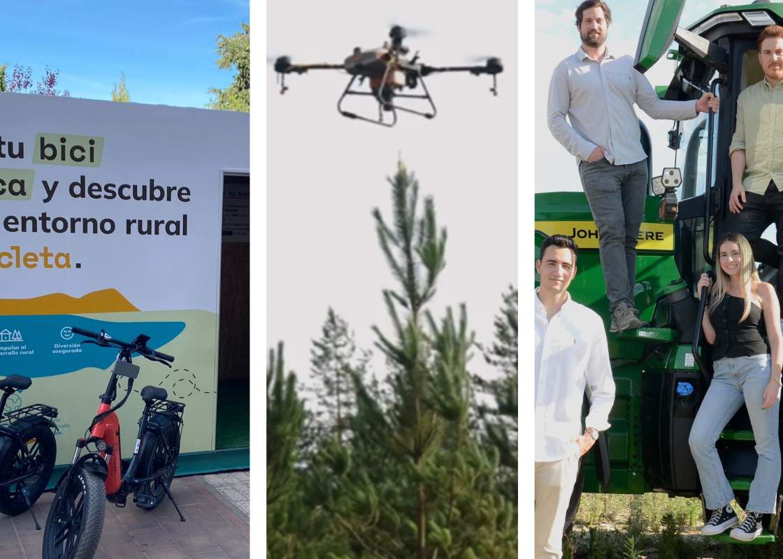 Tres emprendedores exitosos de CLM en el medio rural.