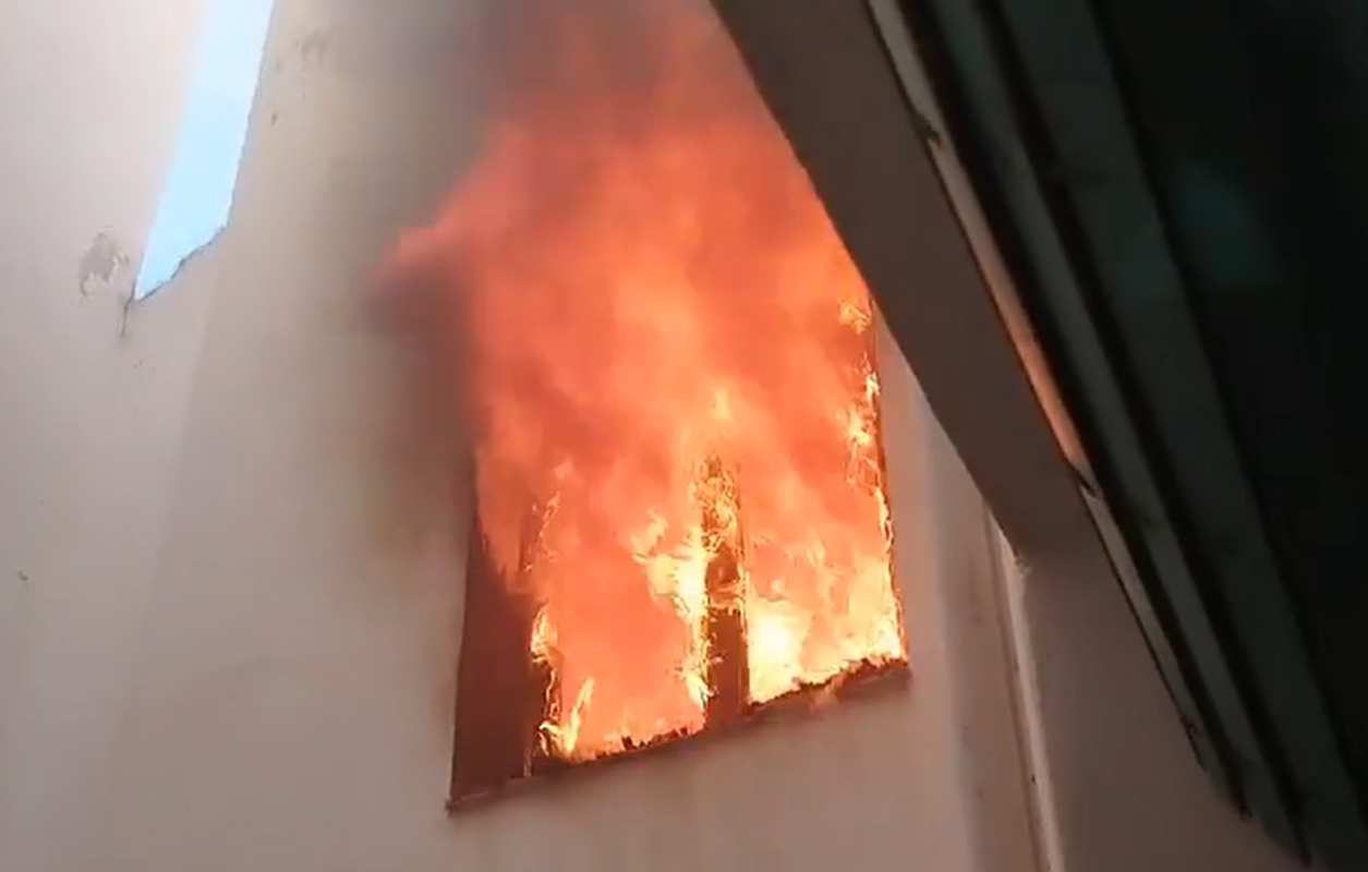 Incendio en Ciudad Real.