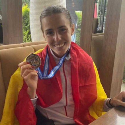 La conquense Arantza Toledo se convertía en campeona de España en k2 y en maratón.