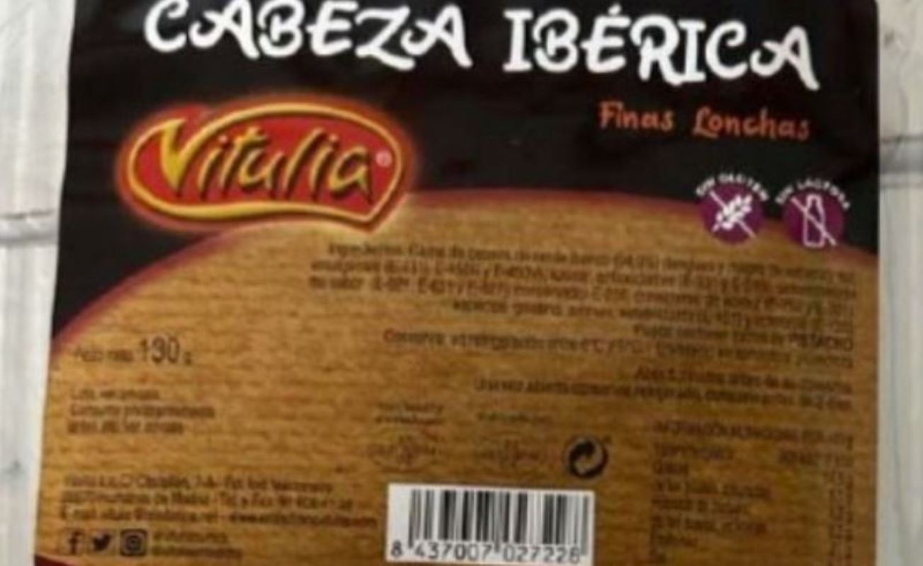 Uno de los productos con Listeria. Foto: Aesan.